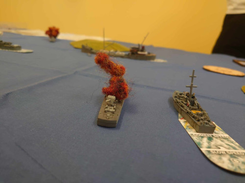 Het närstrid i Cruel seas