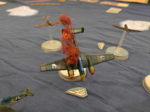 Tysken har motorproblem i Blood red skies